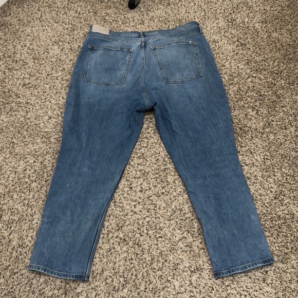 Everlane The Original Cheeky Jeans Size 33 Crop Length Medium Blue High Rise - Picture 3 of 9